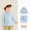 Camiseta de Manga Larga Kaka Panda para Niños Camisa Polo Infantil Conjunto de Otoño para Niñas Top Casual para Bebé Ropa para Niños Pequeños Moderna