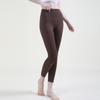 Pantalones de Yoga Térmicos Cepillados Otoño e Invierno, Ajustados de Tacto Desnudo, Cintura Alta, Control de Abdomen, para Correr, Ciclismo, Levantar Glúteos, Fitness, Deportivos