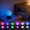 Luz Noturna Rotativa Colorida Dinâmica de Projeção de Ar para Quarto Seis Cores Luz de Atmosfera Romântica Quarto Aurora Colorida A106S
