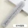 Palo trenzado de pelo de conejo material DIY hecho a mano bolsa muñeca que oso regalo casero perro de peluche jardín de infantes