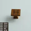 Venda Direta de Fábrica Maçaneta Estilo Chinês Retrô, Maçaneta de Armário em Latão Antigo Escovado, Maçaneta de Gaveta Estilo Chinês, Cor Café, Guarda-Roupa Simples