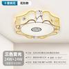 Nova atmosfera de estilo chinês sala de estar quarto estudo luminária de teto impressão estilo chinês moderno simples led quarto luminária redonda