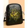 Bolso de moda de lujo ligero de alta gama para mujer, estilo chino y étnico, multicapa, adecuado para madres de mediana edad y mayores, bolso de mano para teléfono para hombro y cruzado