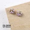 Joias Populares para Nail Art Diamantes, Bolas de Diamante Empilhadas Acabadas à Mão Quadradas Grossas de Alta Qualidade, Diamantes Brilhantes de Cristal de Vidro de Alta Qualidade para Nail Art