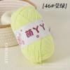 Hilo de Tira de Hielo Ultra Fino 50, Bola de Hilo de Felpa Corta Manta Bouquet, Hilo para Muñeca de Tejido a Mano DIY, Hilo de Exportación