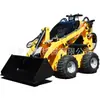 Cargadora compacta de ruedas con descarga frontal Carretilla elevadora de ingeniería multifuncional Carretilla elevadora de limpieza de residuos de construcción en sitios de cría agrícola