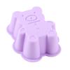 Nueve elogios 7cm molde de silicona para chocolate gelatina creativa dulces de Navidad molde DIY molde de silicona para pastel al por mayor