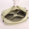 2025 Jielanshi Nuevo Estilo Coreano Macaron Nylon Color Bolsa de Tela Simple Casual Versátil Viaje Pequeña Bolsa Cuadrada