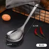 Colador de Pimienta de Acero Inoxidable 304 Espesado Cuchara para Fideos de Empanadillas Cuchara Grande para Sopa de Cocina Doméstica