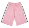 Shorts Casuales Deportivos de Moda Palm Angels Palm Couple para Hombres y Mujeres Rectos Elásticos de Calle Pantalones de Cinco Puntos
