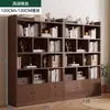 Estantería de suelo para sala de estar, estante de pared integrado multicapa, gabinete de almacenamiento simple, estantería simple moderna para dormitorio