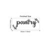 Launary pegatinas para puerta de lavandería baño familiar pegatinas con logo en inglés pegatinas para puerta removibles transfronterizas PH2503