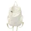 Bolsa de tecido de nylon feminina 2026 novo estilo versão coreana mochila casual da moda leve versátil mochila de grande capacidade masculina