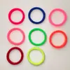 2026 Novo Elástico de Borracha Espesso e de Alta Elasticidade para Prender Cabelo de Mulheres, Corda de Cabelo com Argola de Toalha de Nylon para Rabos de Cavalo Altos, Acessório de Cabelo