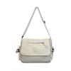 Ruiying Estilo Harajuku Ins Bolso de Color Sólido Bolso Cruzado para Mujer Nuevo Simple Estudiante Universitario Clase Mochila Escolar Bolso de Hombro