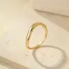 Bajo el Árbol Banyan Plata de Ley S925 Popular Transfronteriza Anillos Geométricos Apilables para Mujer, Anillos de Gama Alta de Estilo Europeo y Americano Sencillos y Elegantes