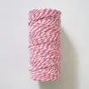 Atacado novo corda de algodão bicolor tecida à mão DIY corda de algodão fina de duas cores corda para bolinho de arroz 2mm