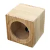 Caja de altavoz de madera subwoofer hecho a mano DIY audio para coche caja de madera caja vacía cuerpo de madera para uso doméstico