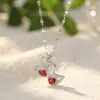 Collar de Clavícula con Colgante de Cisne Doble Retro Francés de Lujo Ligero Elegante Moda Versátil Exquisito Estilo de Hada Circonita Micro-incrustada para Mujeres