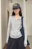 Blusa de Tricô Rosa com Botão de Concha Decote V Manga Longa para Mulheres Outono Inicial Estilo Coreano Suave Preguiçosa Solta Emagrecimento Meio Aberta