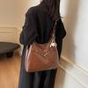 Mochila de gran capacidad para mujer, bolso de mano informal y versátil para otoño e invierno, 2025