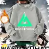 Ação de Jogo Delta Weilong Roupa Periférica Moletom Infantil com Lã Estilo Outono e Inverno Jaqueta Unissex para Estudante Roupa Infantil
