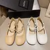 Zapatos Mary Jane de tacón bajo para mujer, nueva colección primavera/verano 2026, zapatos de cuero estilo francés con suela blanda y tacón grueso, perfectos con vestidos, hermosos zapatos de vestir para mujer