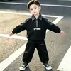 Conjunto de Sudadera para Niños de Primavera y Otoño, Conjunto Deportivo Elegante de Dos Piezas Estilo Coreano para Niños, Ropa de Moda para Niños Pequeños