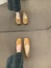 Primer Encuentro Ji Retro Versátil Punta Cuadrada Piel Suave Zapatos de Abuela Versátiles No Cansan los Pies Cómodos Suela Suave Zapatos Planos de Ballet para Mujeres Embarazadas