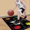 Esterilla de Pasos para Entrenamiento de Baloncesto, Antideslizante, Adecuada para Uso en Interiores y Exteriores, para Entrenamiento Deportivo, Juego de Pies, Control de Balón, Manejo de Balón, Reducción de Ruido y Esterilla Aislante de Sonido