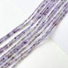 Cuentas redondas de cristal facetado de piedra natural de 2 mm, cuentas sueltas pequeñas de arroz, para pulseras, collares y pendientes, accesorios con cuentas.