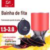 Fita preta posicionamento bordas protetor de peixe 1,5 metros 2 metros 2,5 metros 3 metros malha de nylon tecido rede de pesca bolso
