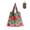 Bolsa de compras plegable en stock creativa bolsa de compras portátil transfronteriza poliéster 190T bolsa de compras de supermercado con estampado al por mayor