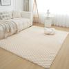 Alfombra de terciopelo de tortuga con mechones de felpa para sala de estar, dormitorio, mesita de noche, tapete de piso, manta para mesita de noche del hogar, alfombra de manta para sala de estar