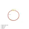 Pulsera de Cadena Simple de Zirconia de Fila Única Chihang Jewelry Transfronteriza Moda de Lujo Ligero Moda de Gama Alta Pulsera de Piedra de Nacimiento con Pedrería