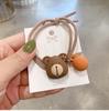 Corea del Sur Dongdaemun ins Estilo Cuerda para el Cabello Pintura de Goma Lindo Oso Anillos para el Cabello Banda de Goma Accesorios para el Cabello para Niñas Accesorios para el Cabello