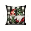 Fronha de Linho de Natal para Almofadas de Sofá de Casa, Suporta Design Personalizado com Sua Própria Imagem, Não Inclui Enchimento de Almofada, Fronha Decorativa