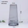 Atacado Transfronteiriço Vaso de Vidro Sódio-Cálcio Estilo Europeu Transparente Hidropônico Plantas Verdes Flores Frescas Flores Secas Enfeites Estilo Europeu