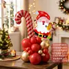 Conjunto de balões de alumínio temáticos de Natal da Amazon para decoração de aniversário e cena de festa
