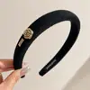 Diadema de Esponja de Color Café con Leche de Gama Alta para Mujer, Diadema de Parte Superior Alta, Nuevo Estilo Otoño e Invierno 2026, Accesorio para el Cabello de Uso Diario