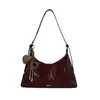 Bolso tipo cesta de gran capacidad estilo coreano para mujer, nuevo bolso de hombro vintage de alta gama para el otoño de 2026, bolso cruzado versátil