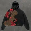 Sudadera con Cremallera y Chaqueta de Estilo Europeo y Americano de Moda para el Comercio Exterior Transfronterizo Europeo y Americano 2025 Primavera y Otoño Nueva Marca de Tendencia Impresión Digital 3D