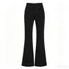 Pantalones de Campana Anchos de Moda para Mujer, Novedad Otoño 2026 Cintura Alta Adelgazantes Casuales Negros Fluidos de Campana para Mujeres Altas