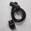 Venta al por mayor de fábrica candado para bicicleta candado de cable de acero en forma de anillo llave candado antirrobo candado antirrobo para bicicleta se puede personalizar la longitud