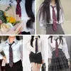 [Corbata sin cremallera] Corbata de lazo JK japonesa gratis para estudiantes universitarias, estilo universitario, corbata rayada de corona