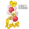 Arco de Guirnalda de Globos para el Día de San Valentín Compromiso Boda Fiesta Vino Tinto Globos Rojos Arco de Globos de Látex Venta al por Mayor