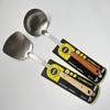Espátula de acero inoxidable 304 de 3 mm de espesor, cuchara sopera, espátula de cocina para el hogar, sartén antiadherente, resistente a altas temperaturas, mango de madera maciza, espátula-cuchara