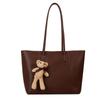 Bolsa Tote Grande Capacidade para o Dia a Dia Transfronteiriça 2024 Bolsa Feminina Moda de Alto Padrão Versátil Bolsa de Ombro para Estudante Bolsa Feminina