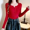 2 023 Outono/Inverno Novo Suéter com Decote em V Mulheres Internet Celebridade Thin Heart Design Suéter de Malha com Base Shirt Jaqueta