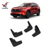 Adecuado para modelos Mazda 26 Cx-5 Guardabarros Modificados Hechos de Material PP, Guardabarros de Goma Blanda Delanteros y Traseros